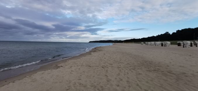 Strand Richtung Göhren - Baabe