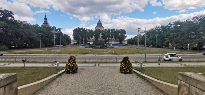 Platz Adama Mickiewicza & Nationalmuseum - Stettin