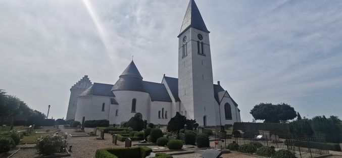 Kirche in Valleberga nahe Löderup / Schweden