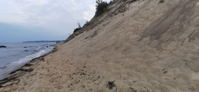 Strand am Hochhufer von Sellin - Richtung Baabe / Göhren